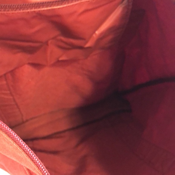 Vintage Highlights for Children red fabric tote bag with double handle - Picture 6 of 7